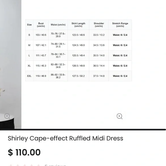 Sunfere Shirley Gold Ruffled Midi Dress - Picture 10 of 14
